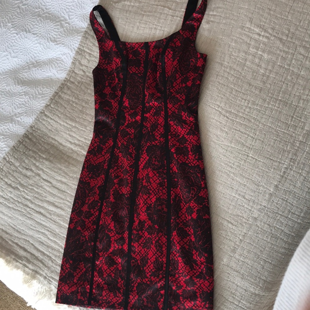 Guess Los Angeles satin cocktail dress